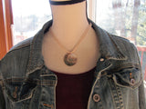 Nautilus Seashell: Tan Cord Necklace