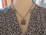 Forever United: Family Is Love Hand Stamped Necklace