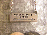 Follow Your Arrow: Hand Stamped Necklace