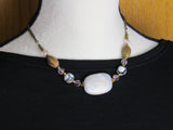 Earthy Elegance: Gemstone Necklace in Earth Tones