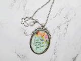 Divine Promise: 'I Will Never Leave You' Necklace