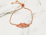 Rose Gold Adjustable Bracelets