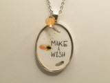 Sunset Dreams: Orange Make A Wish Necklace