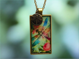 Wings of Freedom: Dragonfly in Flight Necklace