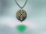 Enchanted Forest: Hues of Green Gemstones Necklace