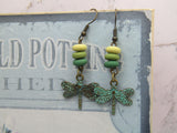 Antique Dragonfly Earrings