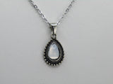 Mystical Moonscape: Silver Moonstone Double Strand Necklace