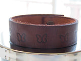 Leather Butterfly Bracelet