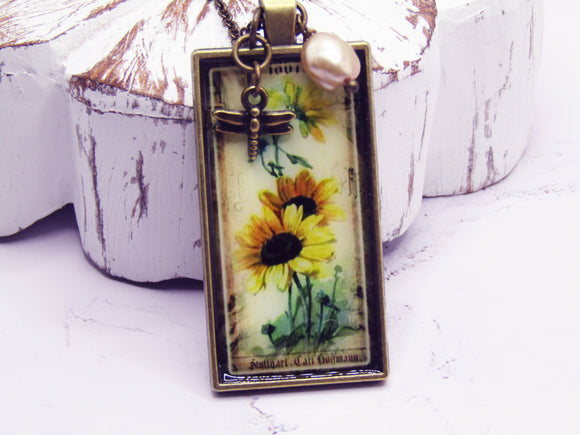 Sunflower Necklace