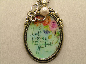"I Will Never Leave You" Necklace