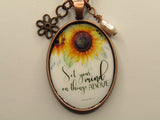 Daily Reflection: Set Your Mind on Things Above Copper Necklace
